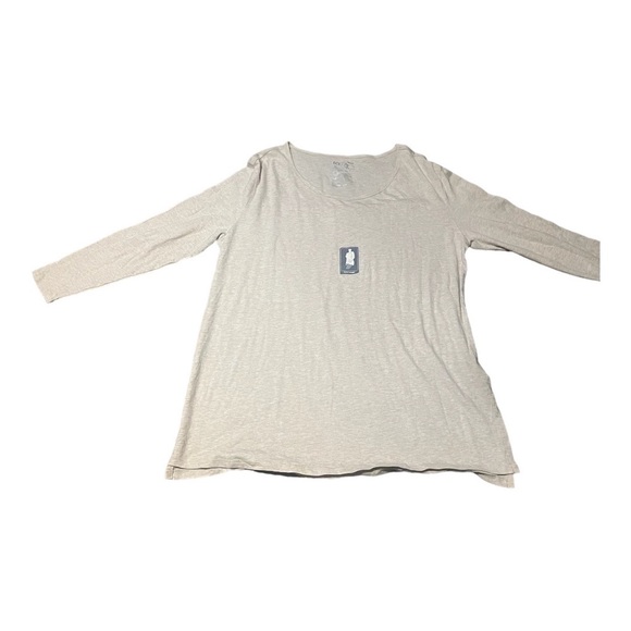 Terra & Sky Tunic Length Top Comfort Soft Long Sleeve Women’s 14 W NWOT - Picture 2 of 7